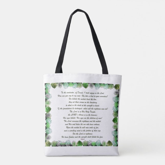 Scripture, Psalm 11, Bible Verse, (Rückseite)