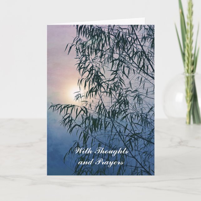 Scripture Sympathy Card Isaiah 26:3 Karte (Vorderseite)