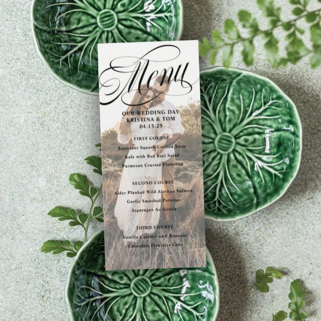 Scripty Foto Wedding Day Menu Programm (Von Creator hochgeladen)