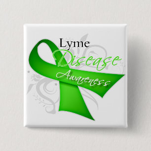 Scroll-Band - Lyme-Borreliose-Bewusstsein Button