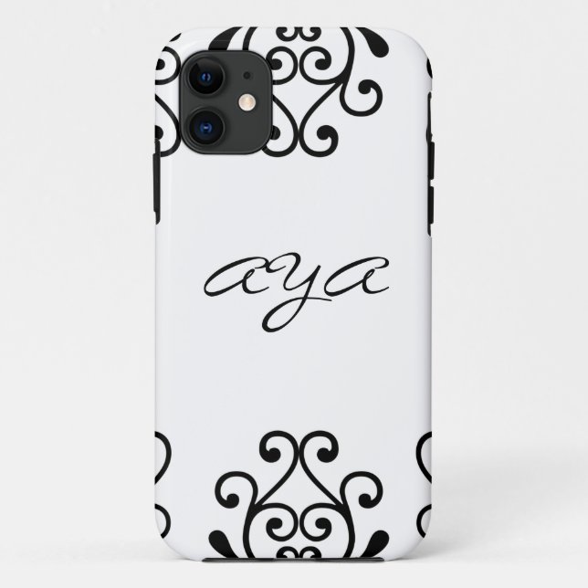 Scroll Case-Mate iPhone Hülle (Rückseite)