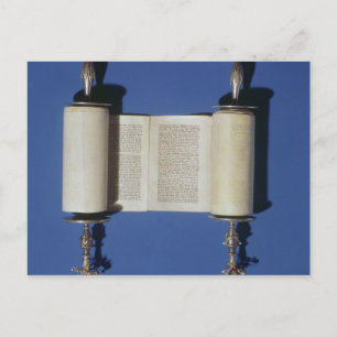 Scroll Miniatur Torah, 1765 Postkarte