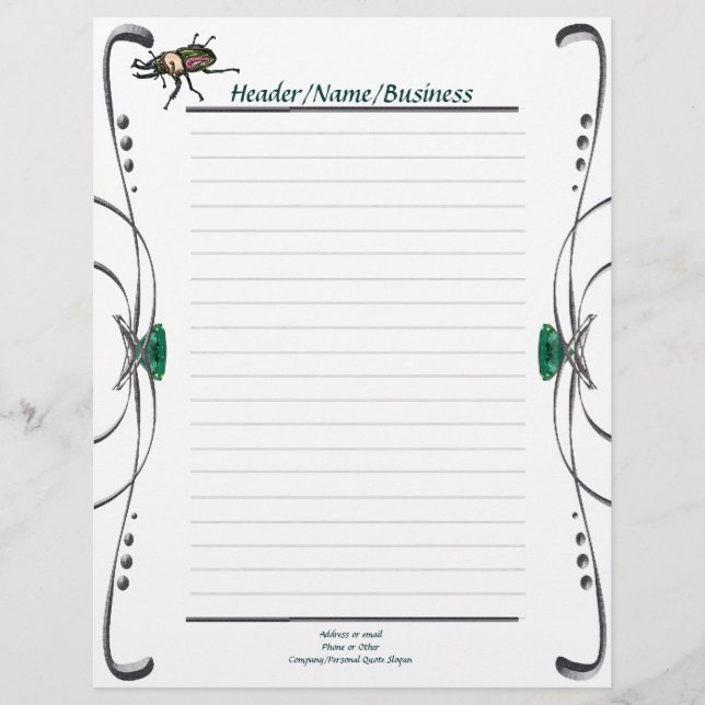 Scroll Rainbow Stag Beetle (Vorderseite)
