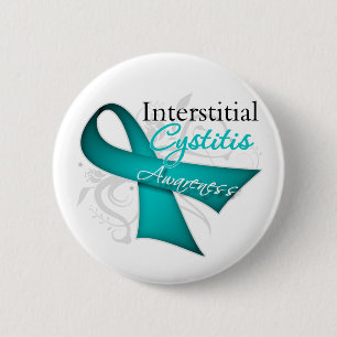 Scroll Ribbon Interstitielle Cystitis Bewusstsein Button