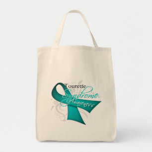 Scroll Ribbon - Tourette Syndrome Awareness Tragetasche