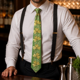 Scroll & Shamrock Herren Krawatte Nr. 2