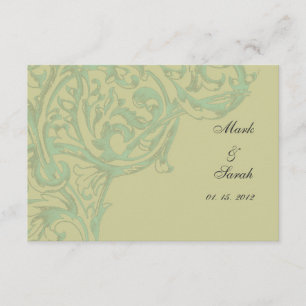 Scrolling Acanthus II UAWG RSVP Karte