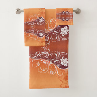 Scrollwork für klassische Stile Badhandtuch Set