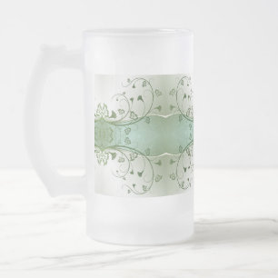 Scrollwork für klassische Stile Mattglas Bierglas
