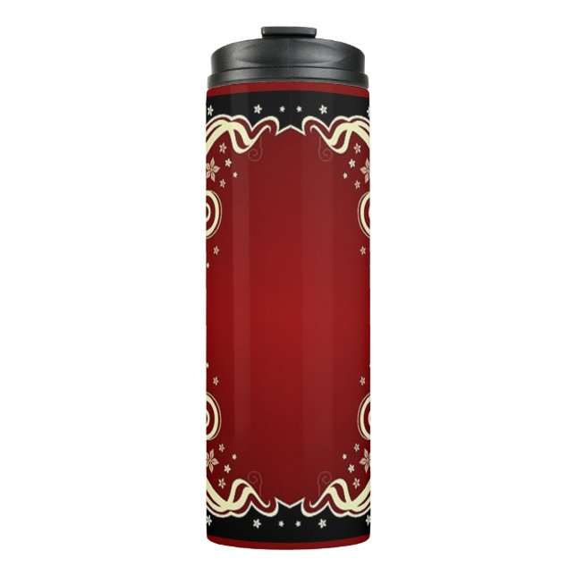 Scrollwork für klassische Stile Thermosbecher (Vorderseite)