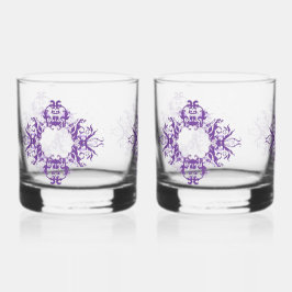 Scrollwork für klassische Stile Whiskyglas