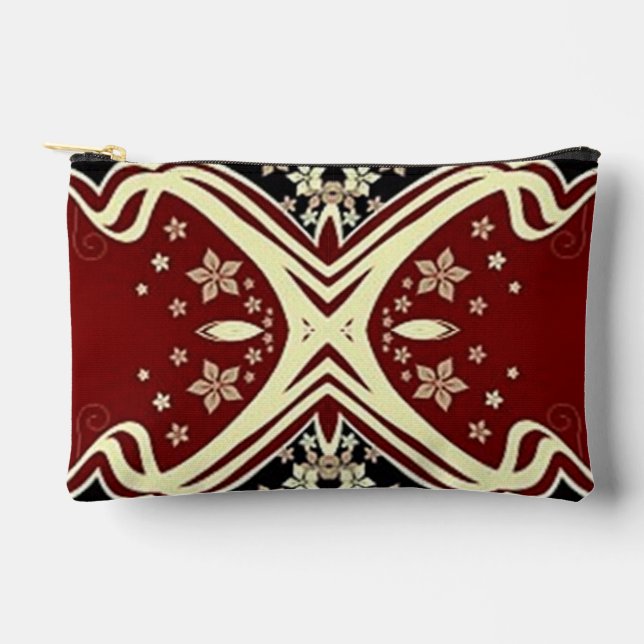 Scrollwork für klassische Stile Zubehörtasche (Vorderseite)