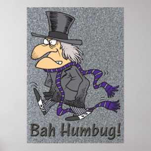 Scrooge & Bah Humbug Poster