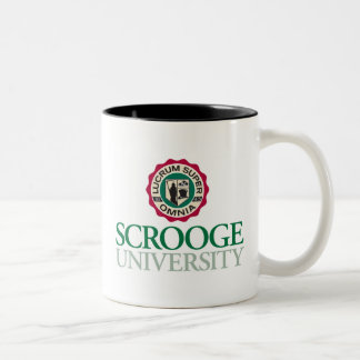 Scrooge Hochschullogo-Kaffee-Tasse Zweifarbige Tasse