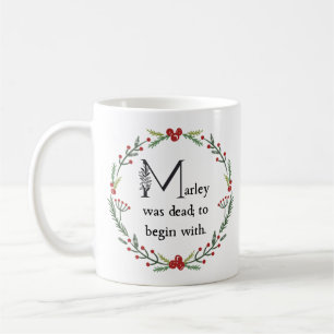 Scrooge Jacob Marley Dickens A Christmas Carol Kaffeetasse