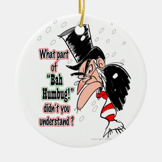 SCROOGE KERAMIKORNAMENT (Vorne)