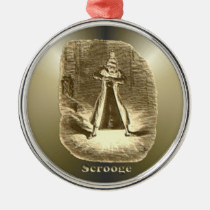 Scrooge of Christmas - Ein Weihnachtslied Silbernes Ornament