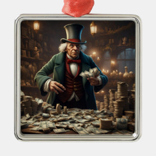 Scrooge Ornament Aus Metall