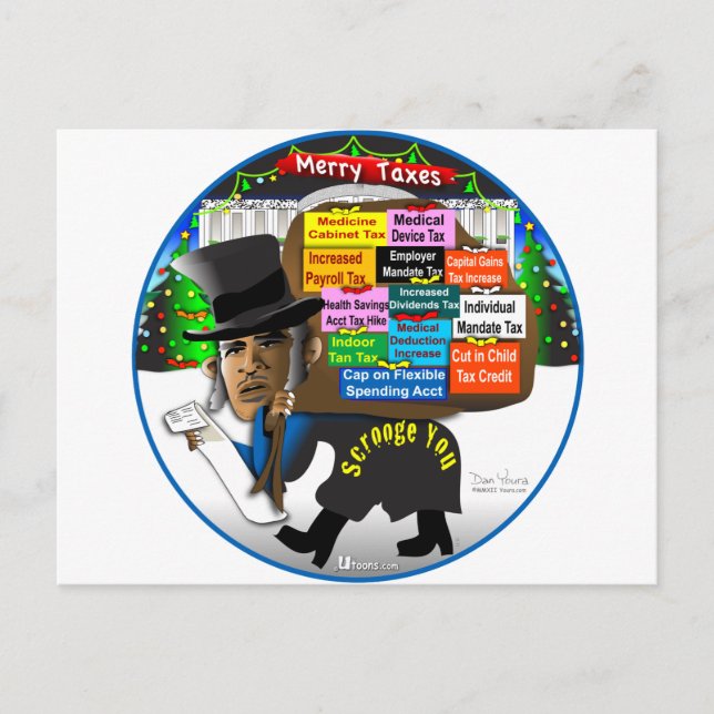 Scrooge Postkarte (Vorderseite)