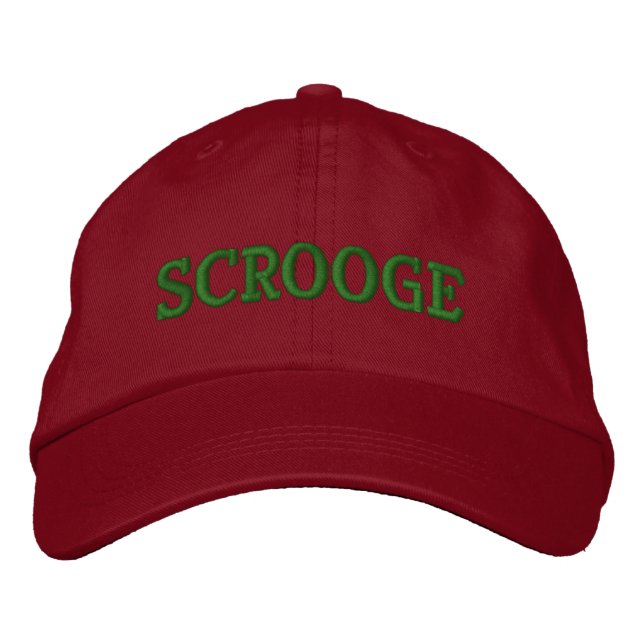 SCROOGE-Stickerei Bestickte Baseballkappe (Vorderseite)