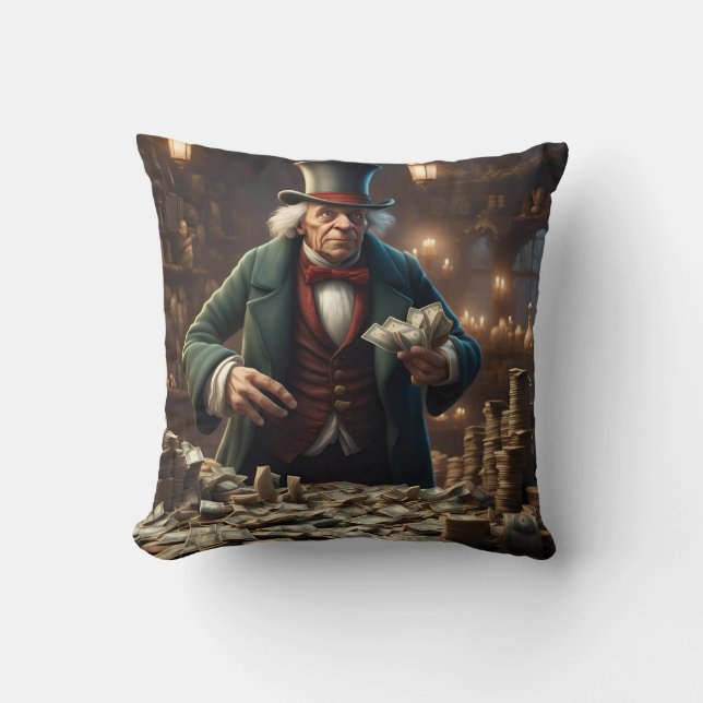 Scrooge Throw Kissen (Vorderseite)