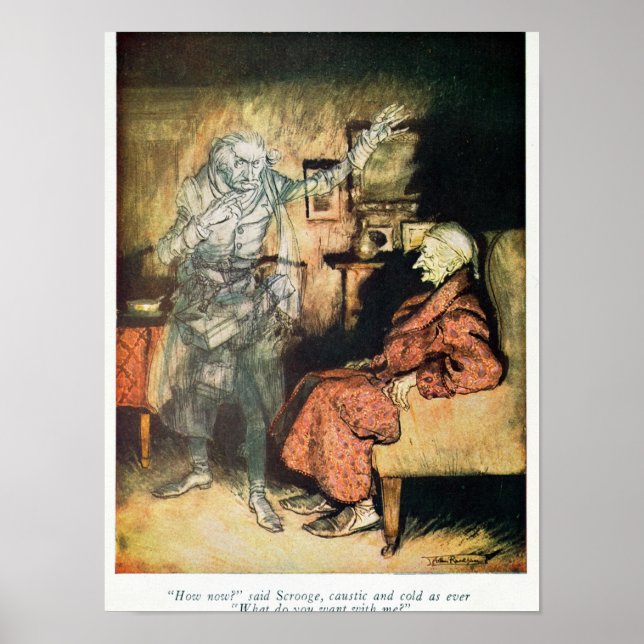 Scrooge und der Geist von Marley Poster (Vorne)