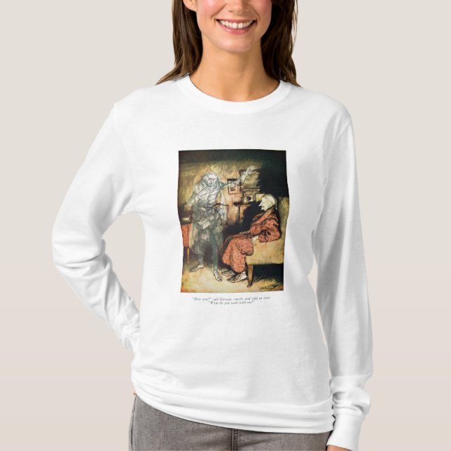 Scrooge und der Geist von Marley T-Shirt (Vorderseite)