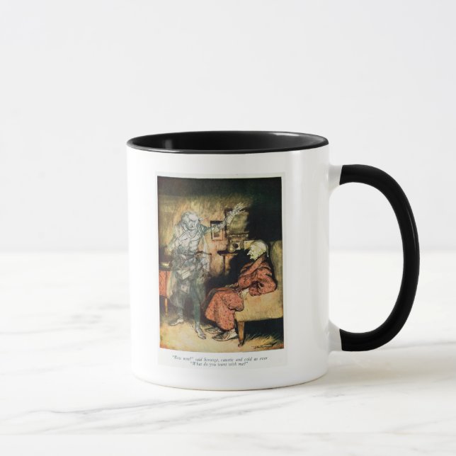 Scrooge und der Geist von Marley Tasse (Rechts)