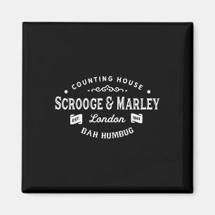 Scrooge und Marley Kontor Weihnachtslied Magnet