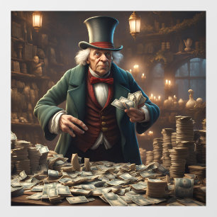 Scrooge Window Cloning Fensteraufkleber