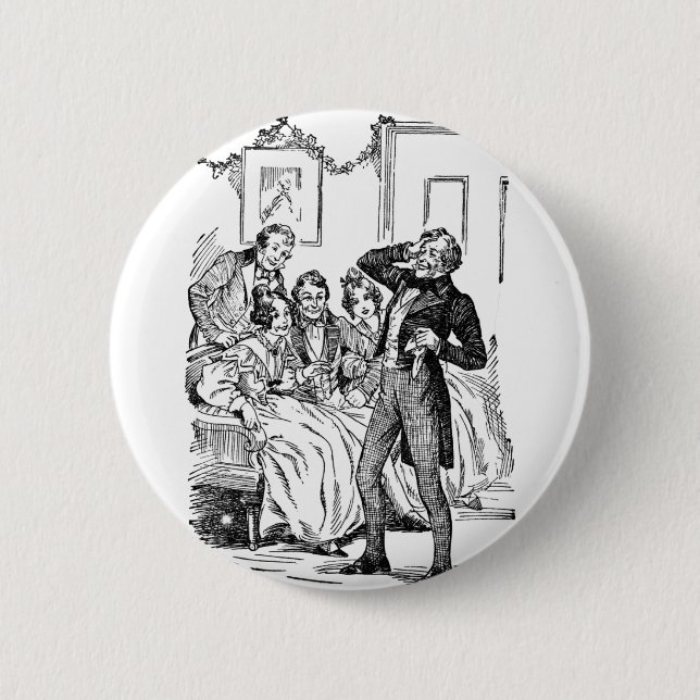 Scrooges Neffe Button (Vorderseite)