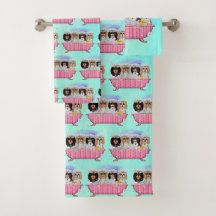 Scrub ein Duo, vier Cavalier King Charles Spanie