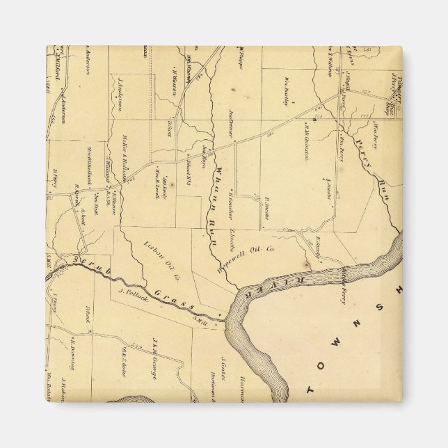 Scrub Grass Township Magnet (Vorne)