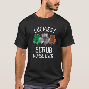 Scrub Nurse Ever St Patrick's Day Irish F T-Shirt