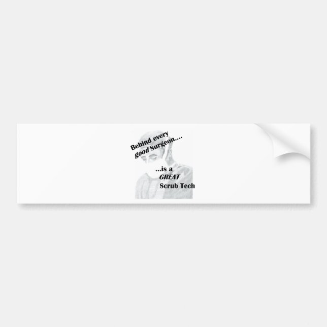 Scrub Tech Autoaufkleber (Vorne)
