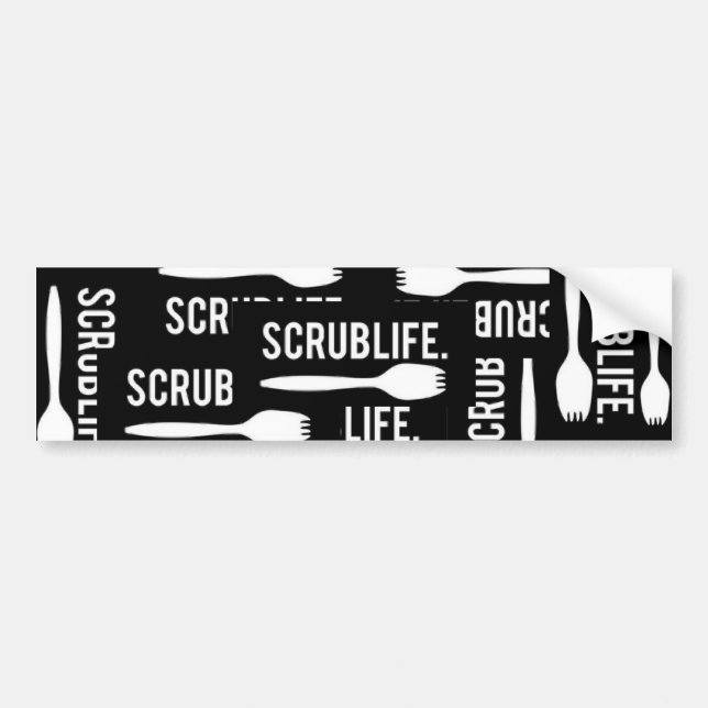 Scrublife Autoaufkleber (Vorne)
