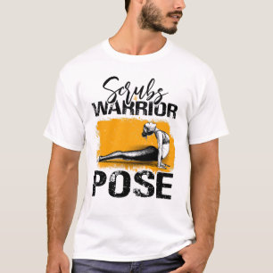 Scrubs & Warrior Pose Krankenpflege Yoga T-Shirt