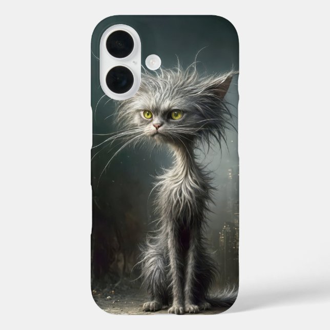 Scruffy Cat Case-Mate iPhone Hülle (Rückseite)