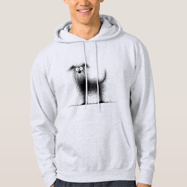 Scruffy Doodle Dog Hoodie (Vorderseite)