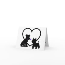 Scruffy Mutt Liebe ist was ich fühle Gefaltetes Va