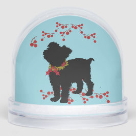 *Scruffy Mutt Naughty n' Cute Christmas  Schneekugeln