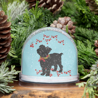 *Scruffy Mutt Naughty n' Cute Christmas  Schneekugeln