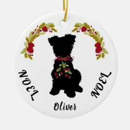 Scruffy Mutt Weihnachten Weihnachten Keramik Weihn Keramik Ornament