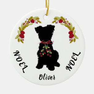 Scruffy Mutt Weihnachten Weihnachten Keramik Weihn Keramik Ornament