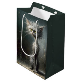 Scruffy Street Cat zum Geburtstag Mittlere Geschenktüte