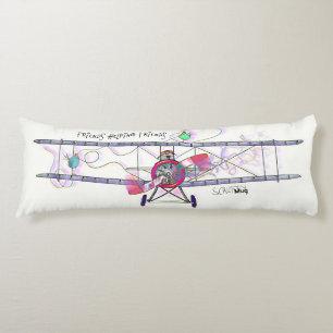 ScruffyMugArtGallery Body Pillow Seitenschläferkissen