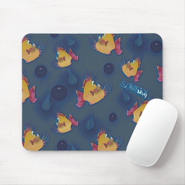 ScruffyMugArtGallery Mouse Pad Mousepad (Mit Mouse)