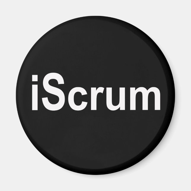 Scrum Rugby Scrum Tshirt Magnet (Vorne)