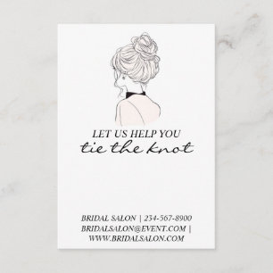 Scrunchie Holder für Hochzeiten Begleitkarte