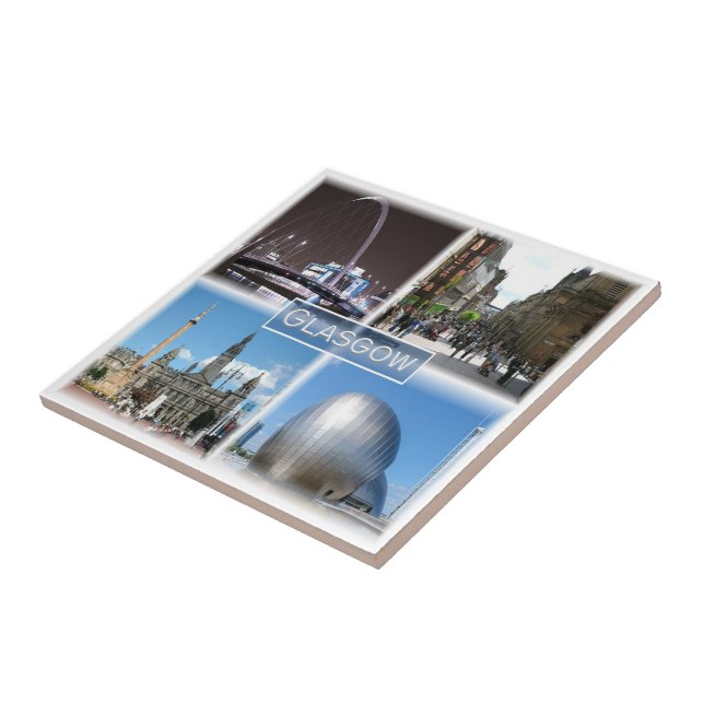 SCT009 GLASGOW, Schottland, Fliese (Seite)